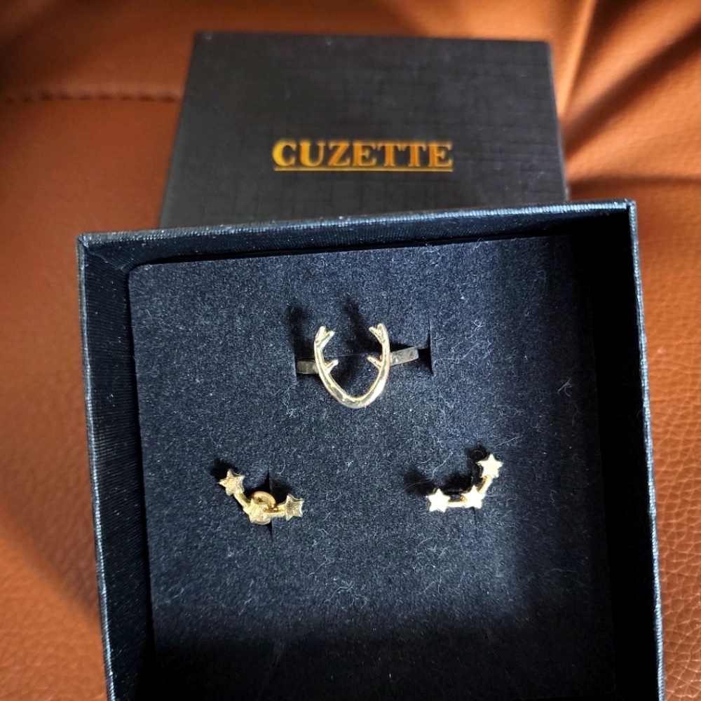 Cuzette Ring & Earring Set